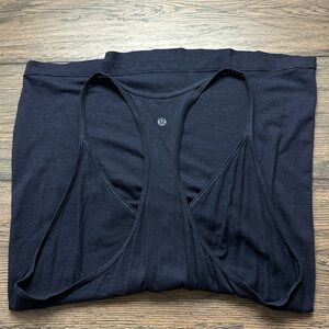 lululemon athletica Black Racerback Blouse